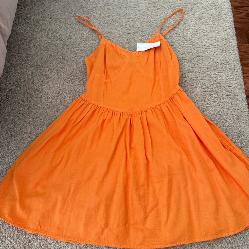 American eagle Orange corset Dress (never worn)